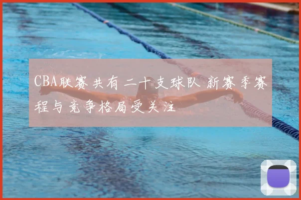 CBA联赛共有二十支球队 新赛季赛程与竞争格局受关注